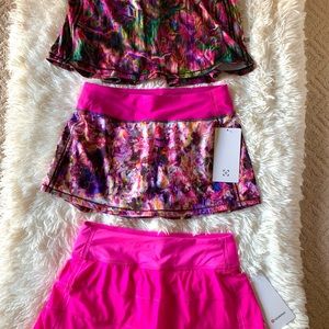 Lululemon Pace Rival Skirts bundle size 6 NWT